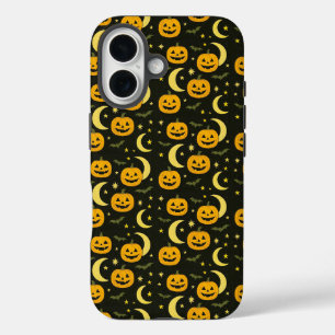 Coque Pour iPhone 16 Citrouille d'Halloween effrayante