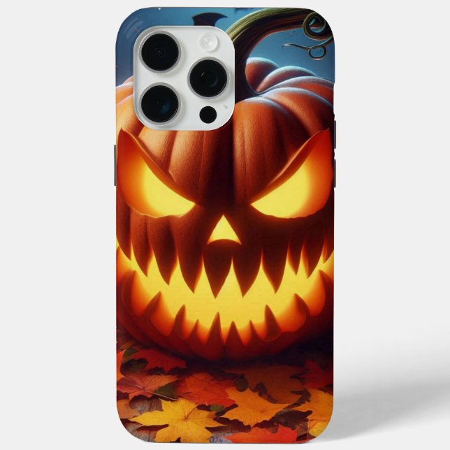 Coques Case-Mate iPhone citrouille/Halloween/chauve-souris éffrayant (Verso)