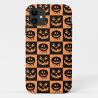 Citrouille Halloween Face Fantôme Motif Éffrayant