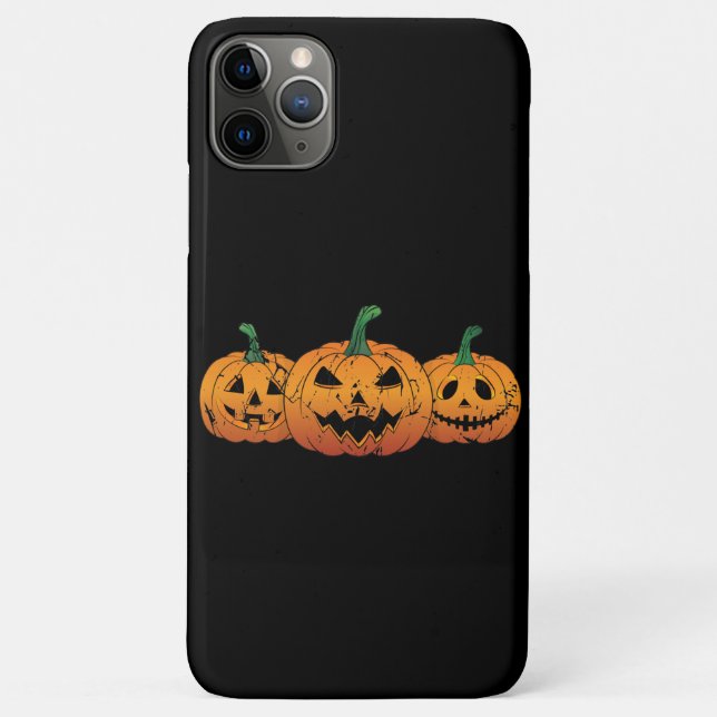 Coques Case-Mate iPhone Citrouille Halloween Jack-o'-lantern Éffrayant (Dos)