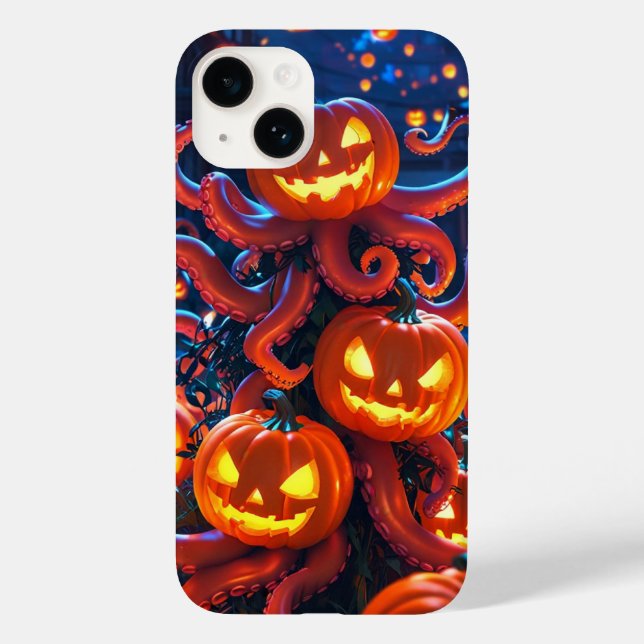 Coques Case-Mate iPhone Citrouille octo (Verso)
