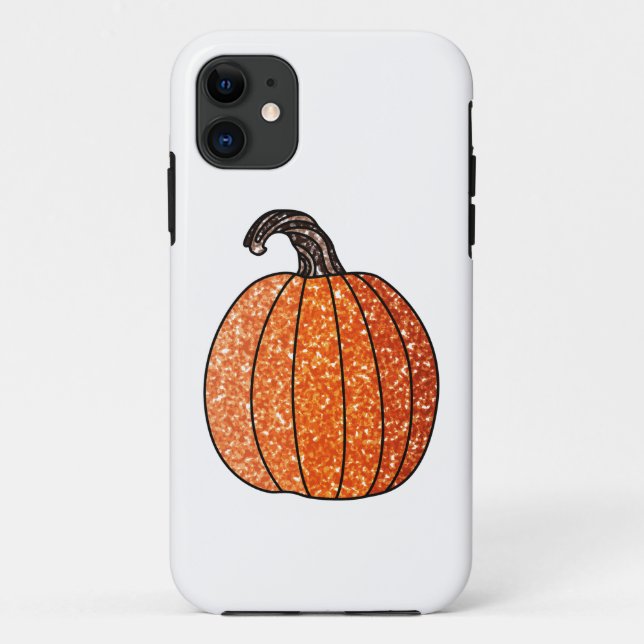 Coques Case-Mate iPhone Citrouille parties scintillant (Dos)