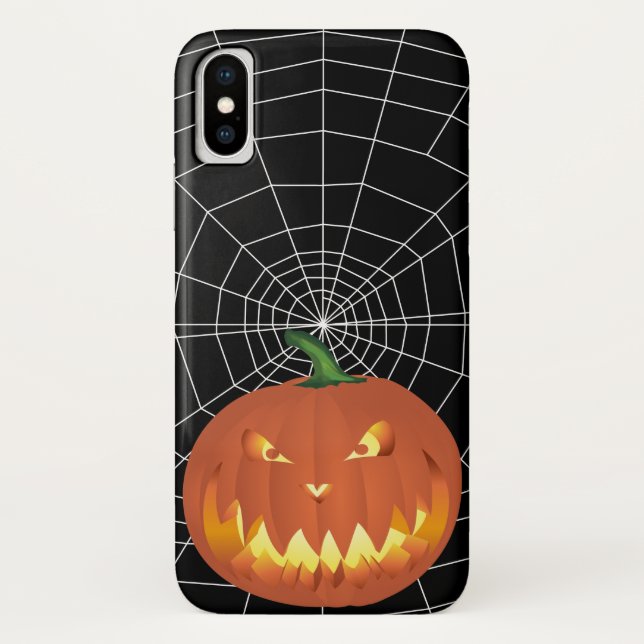 Coques Case-Mate iPhone Citrouille pour Halloween 4 (Dos)