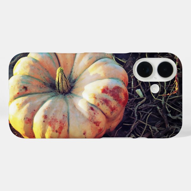 Coques Case-Mate iPhone Citrouille Rustique  (Verso (horizontal))