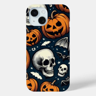 Coque Case-Mate iPhone Citrouilles & Crânes