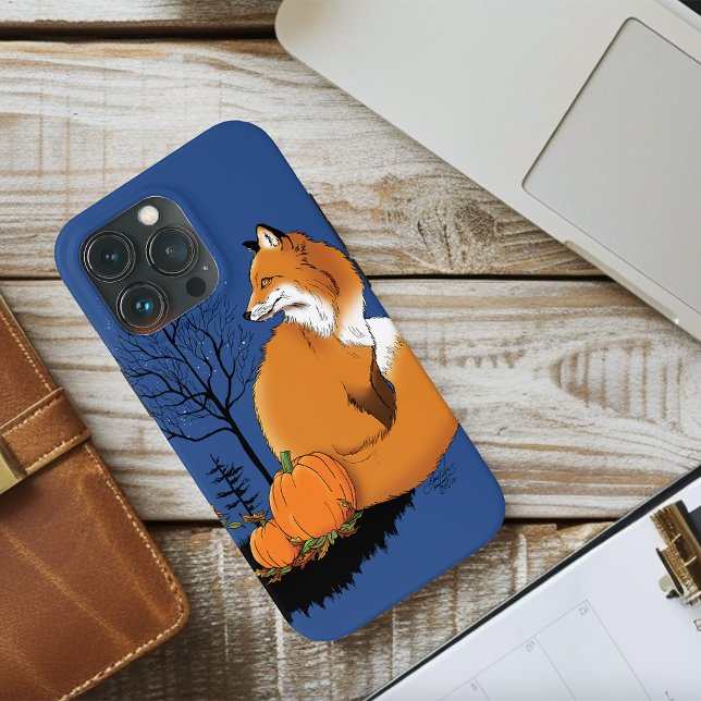 Coques Case-Mate iPhone Citrouilles de la forêt Red Fox (Créateur téléchargé)