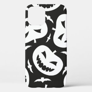 Case-Mate iPhone Case Citrouilles d'halloween blanc et chauves-souris is