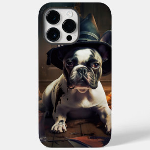 Coque Case-Mate iPhone Citrouilles d'Halloween effrayantes de Bouledogues