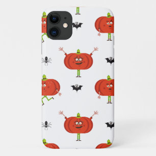 Case-Mate iPhone Case Citrouilles d'halloween mignonnes, araignée et mot
