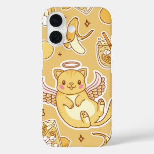 Coque Pour iPhone 16 Citrus Angel Kitty Sweet Lemon