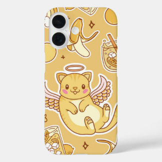 Coque Pour iPhone 16 Citrus Angel Kitty Sweet Lemon