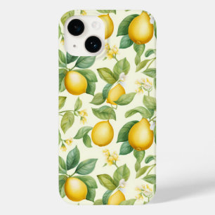 Coque Case-Mate iPhone Citrus aux fleurs de citron méditerranéen