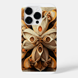 Coque Case-Mate iPhone Citrus Beige Brown Décor Plaid Motif