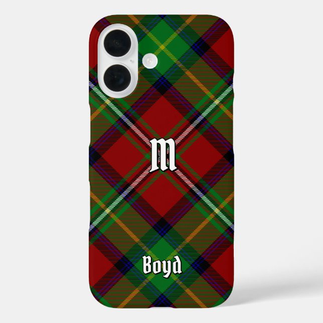 Coques Case-Mate iPhone Clan Boyd Tartan (Verso)