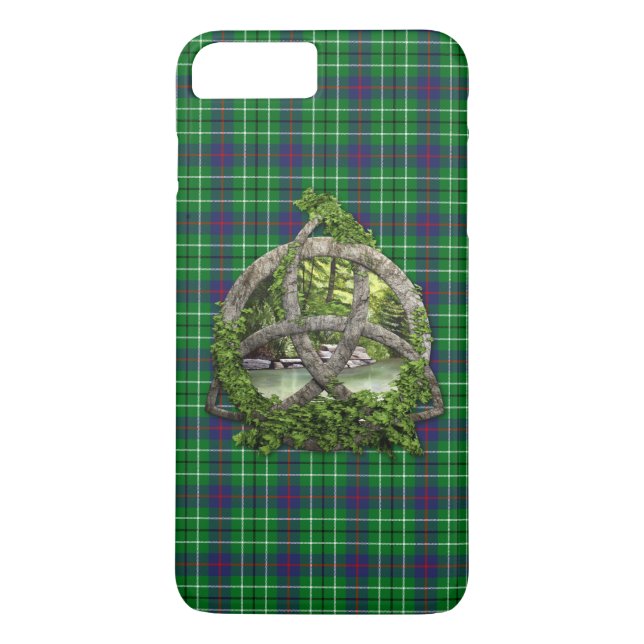Coques Case-Mate iPhone Clan Duncan Tartan Celtic Trinity (Dos)