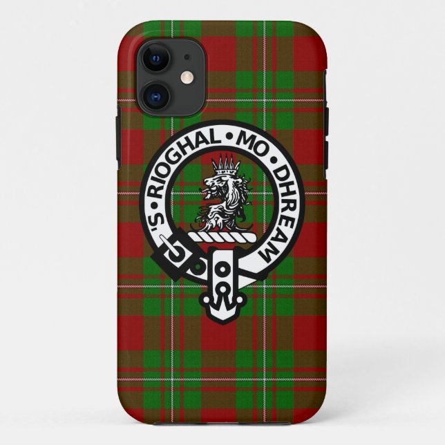 Coques Case-Mate iPhone Clan écossais Gregor Tartan et Crest (Dos)