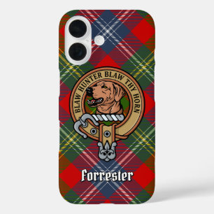 Coque Pour iPhone 16 Clan Forrester Crest sur Tartan