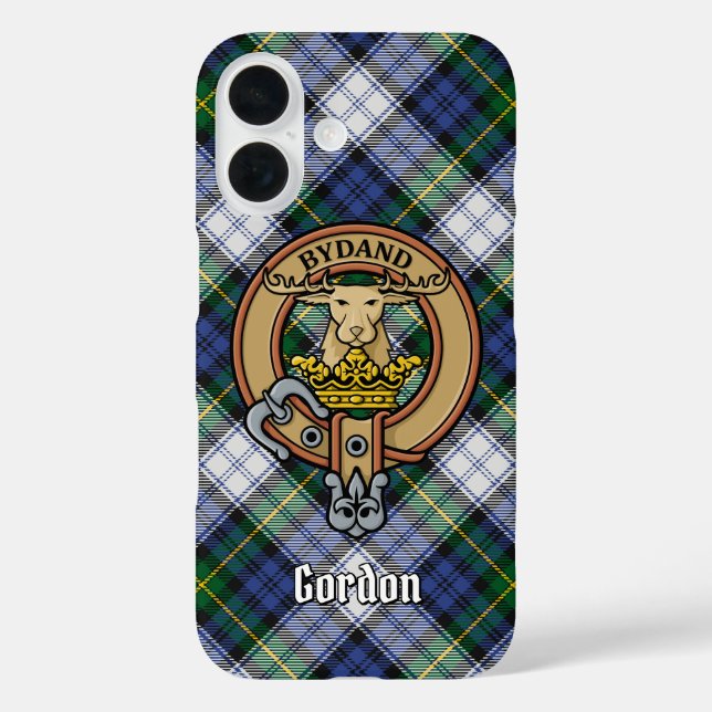 Coques Case-Mate iPhone Clan Gordon Crest sur le tatan de robe (Verso)