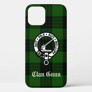 Case-Mate iPhone Case Clan Gunn Crest Badge et Tartan