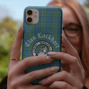 Case-Mate iPhone Case Clan Lockhart Crest Badge & Tartan