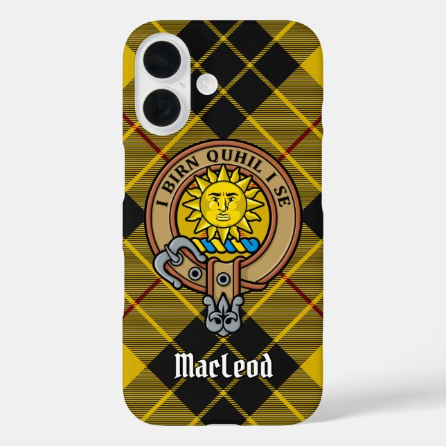 Coques Case-Mate iPhone Clan MacLeod de Lewis Crest (Verso)