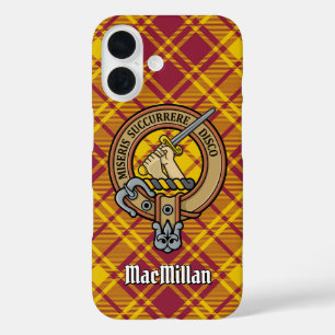Coque Pour iPhone 16 Clan MacMillan Crest sur le tatan de robe