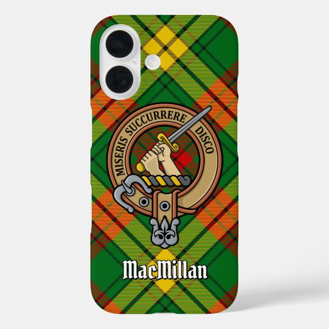 Coques Case-Mate iPhone Clan MacMillan Crest sur Tartan (Verso)