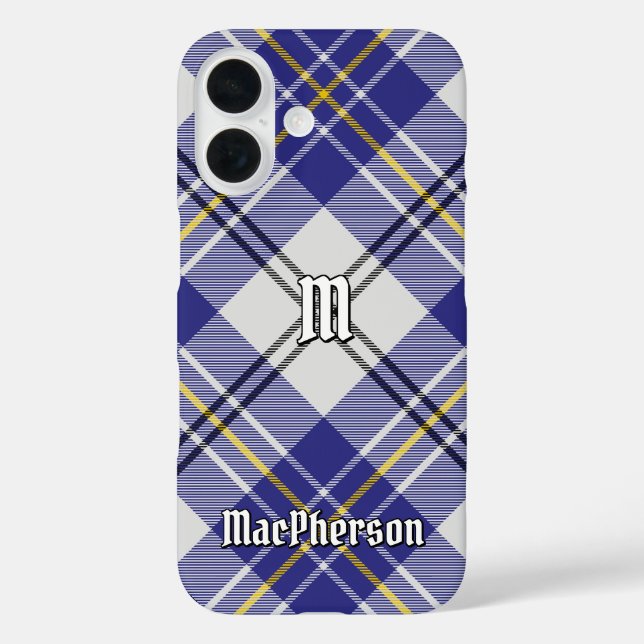 Coques Case-Mate iPhone Clan MacPherson robe bleue Tartan (Verso)