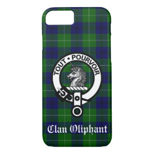 Case-Mate iPhone Case Clan Oliphant Crest Badge et Tartan