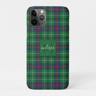 Case-Mate iPhone Case Clan Plaid Duncan Tartan Monogramme personnalisé