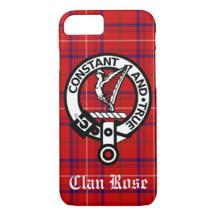 Case-Mate iPhone Case Clan Rose Crest Badge et Tartan