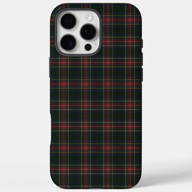 Coques Case-Mate iPhone Clan Stewart Black Tartan (Verso)