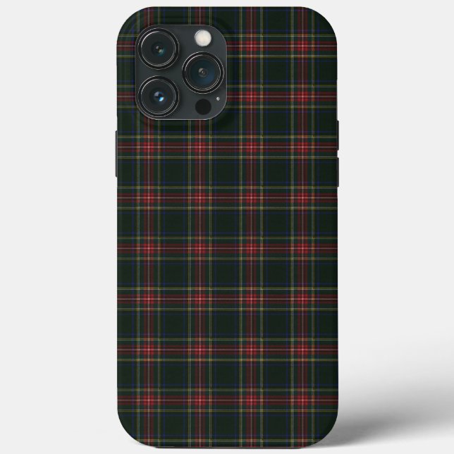 Coques Case-Mate iPhone Clan Stewart Black Tartan (Verso)