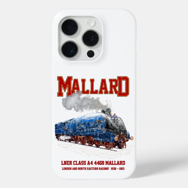 Coques Case-Mate iPhone Class A4 Mallard - World Fastest Steam Locomotive (Verso)