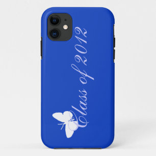 Etui iPhone Case-Mate Classe de 2012 - papillon bleu