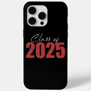 Coque Case-Mate iPhone Classe Parties scintillant rouge de 2025