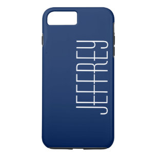 Etui iPhone Case-Mate Classé Sharp Dark Blue & White, Nom Jumbo personna
