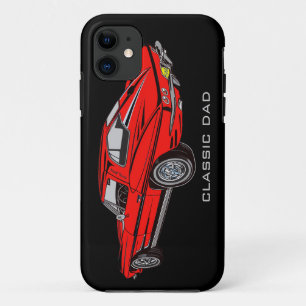 Coque Case-Mate Pour iPhone Classic 63 Red Corvette iPhone 5 Tough Case Mate
