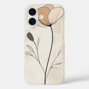 Coque Pour iPhone 16 Classic Bud Beige