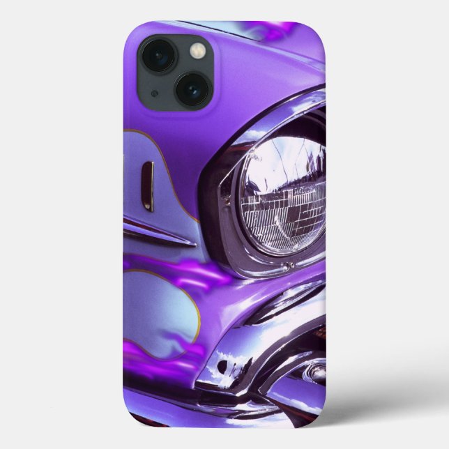 Coques Case-Mate iPhone Classic car: Chevrolet with flaming hood (Verso)