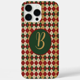Coque iPhone 16 Pro Max Classique, Jacquard de Noël/hiver à motifs