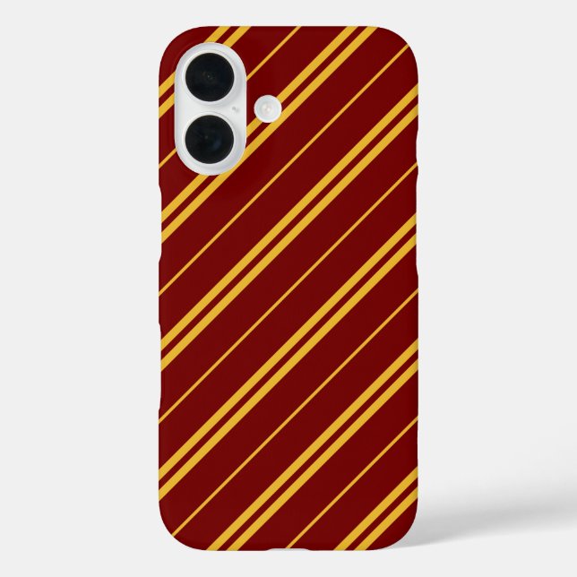 Coques Case-Mate iPhone Classique Rouge Jaune Stripes Motif (Verso)