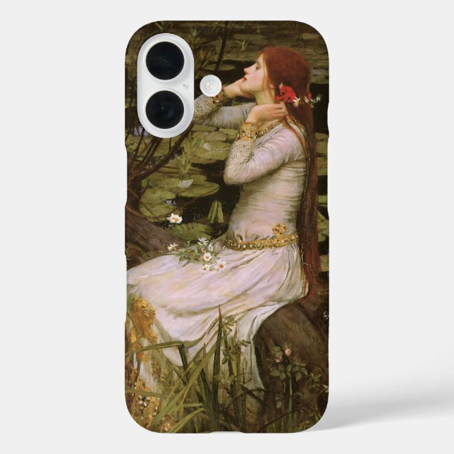 Coques Case-Mate iPhone Classique Shakespeare Ophélie Nymphéa Étang Beaux- (Verso)