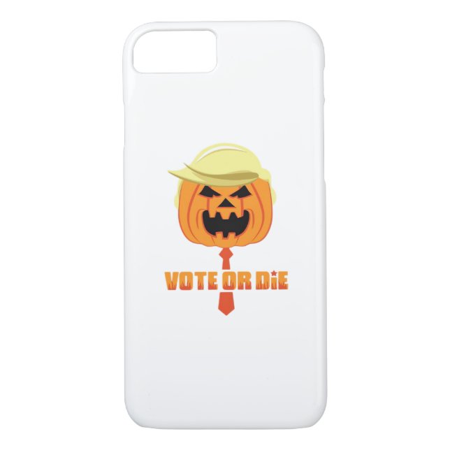 Coques Case-Mate iPhone Classique Trumpkin Pour Halloween (Dos)