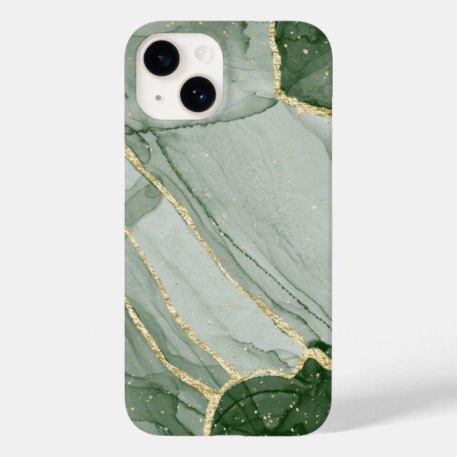 Coques Case-Mate iPhone Classy Green Marble Motif iPhone / Android (Verso)