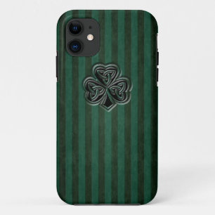 Case-Mate iPhone Case Classy grundge green shamrock irlandais