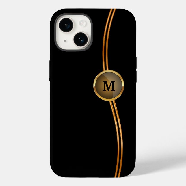 Coques Case-Mate iPhone Classy Monogram Cool tendance (Verso)