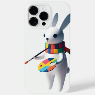 Coque Case-Mate iPhone Claude le lapin blanc joyeux peintre
