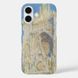 Coque Pour iPhone 16 Claude Monet Cathédrale de Rouen Portail Lumière d