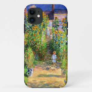 Coque iPhone 11 Claude Monet : Le jardin de Monet chez Vétheuil